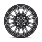 Fuel 1Pc D680 Rebel 20X10 -18 Matte Gunmetal Black Bead Ring