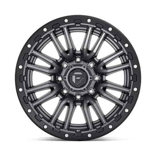 Fuel 1Pc D680 Rebel 20X10 -18 Matte Gunmetal Black Bead Ring