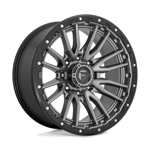 Fuel 1Pc D680 Rebel 22X10 -18 Matte Gunmetal Black Bead Ring