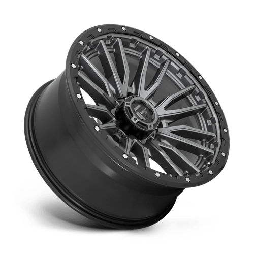 Fuel 1Pc D680 Rebel 22X10 -18 Matte Gunmetal Black Bead Ring