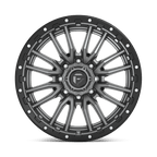 Fuel 1Pc D680 Rebel 22X10 -18 Matte Gunmetal Black Bead Ring