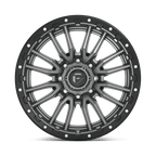 Fuel 1Pc D680 Rebel 22X10 -18 Matte Gunmetal Black Bead Ring