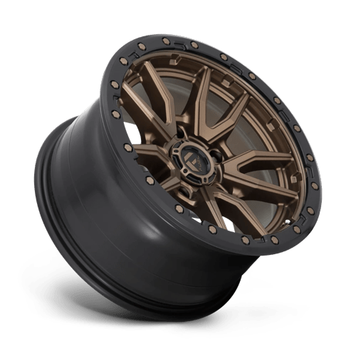 Fuel 1Pc D681 Rebel 17X9 -12 Matte Bronze Black Bead Ring