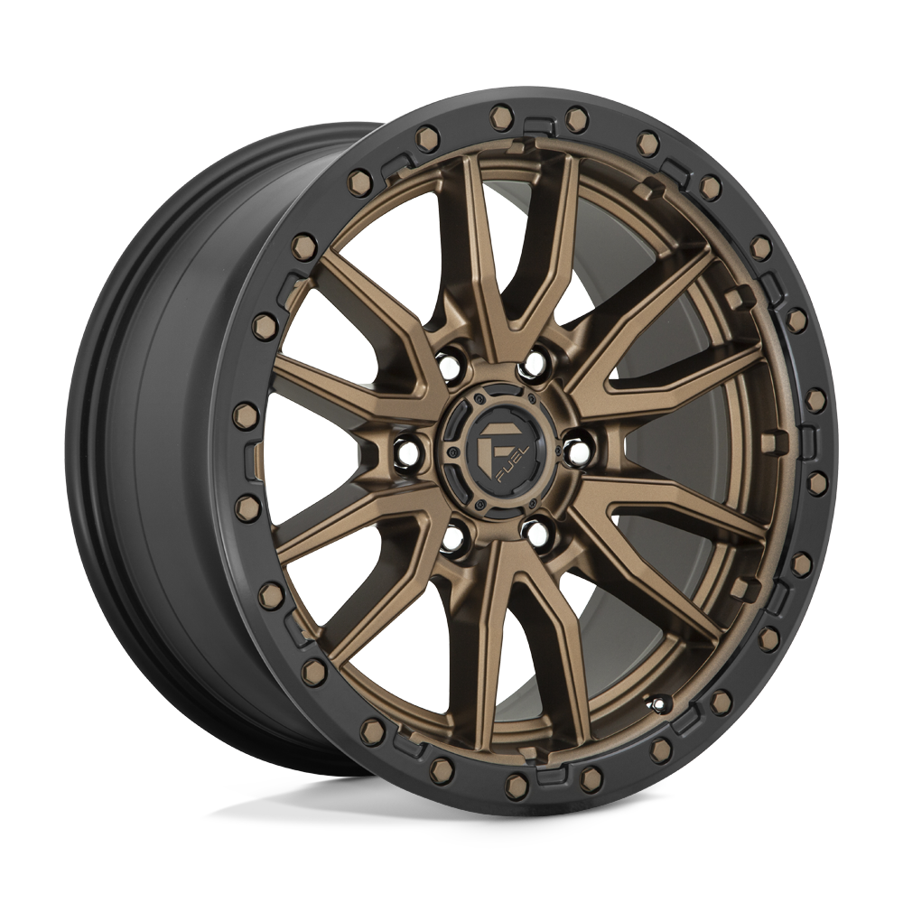 Fuel 1Pc D681 Rebel 20X10 -18 Matte Bronze Black Bead Ring