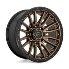 Fuel 1Pc D681 Rebel 22X10 -18 Matte Bronze Black Bead Ring