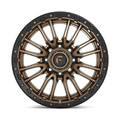 Fuel 1Pc D681 Rebel 22X10 -18 Matte Bronze Black Bead Ring