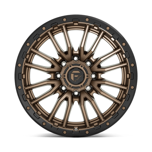 Fuel 1Pc D681 Rebel 22X10 -18 Matte Bronze Black Bead Ring