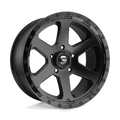 Fuel 1Pc D589 Ripper 18X9 +20 Matte Black Gloss Black Lip