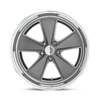 Us Mag 1Pc U120 Roadster 18X8 +1 Matte Gun Metal Machined