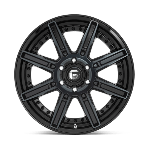 Fuel 1Pc D708 Rogue 20X10 -18 Gloss Mach Double Dark Tint