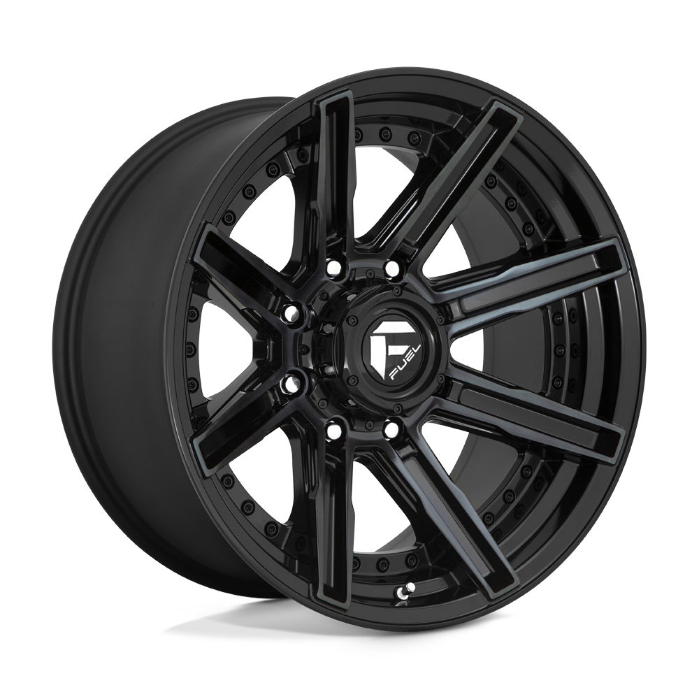 Fuel 1Pc D708 Rogue 20X9 +1 Gloss Mach Double Dark Tint