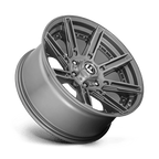 Fuel 1Pc D710 Rogue Platinum 20X9 +1 Brushed Gun Metal Tinted Clear