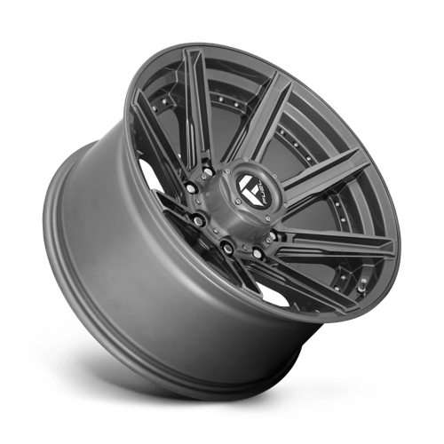 Fuel 1Pc D710 Rogue Platinum 20X10 -18 Brushed Gun Metal Tinted Clear