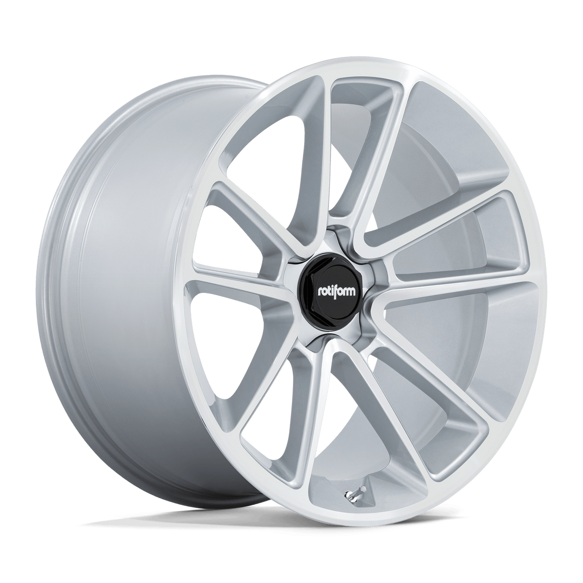 Rotiform R192 Btl 22X10 +35 Gloss Silver W/ Machined Face