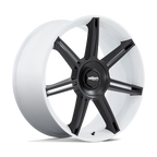 Rotiform Fra 22X10 +56 Gloss White W/ M-Black Spokes
