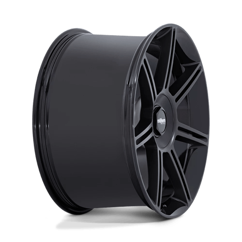 Rotiform Fra 22X10 +56 Gloss Black W/ M-Black Spokes