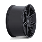 Rotiform Fra 22X12 +60 Gloss Black W/ M-Black Spokes