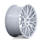 Rotiform Rc201 Lse 20X10 +35 Gloss Silver W/ Machined Face