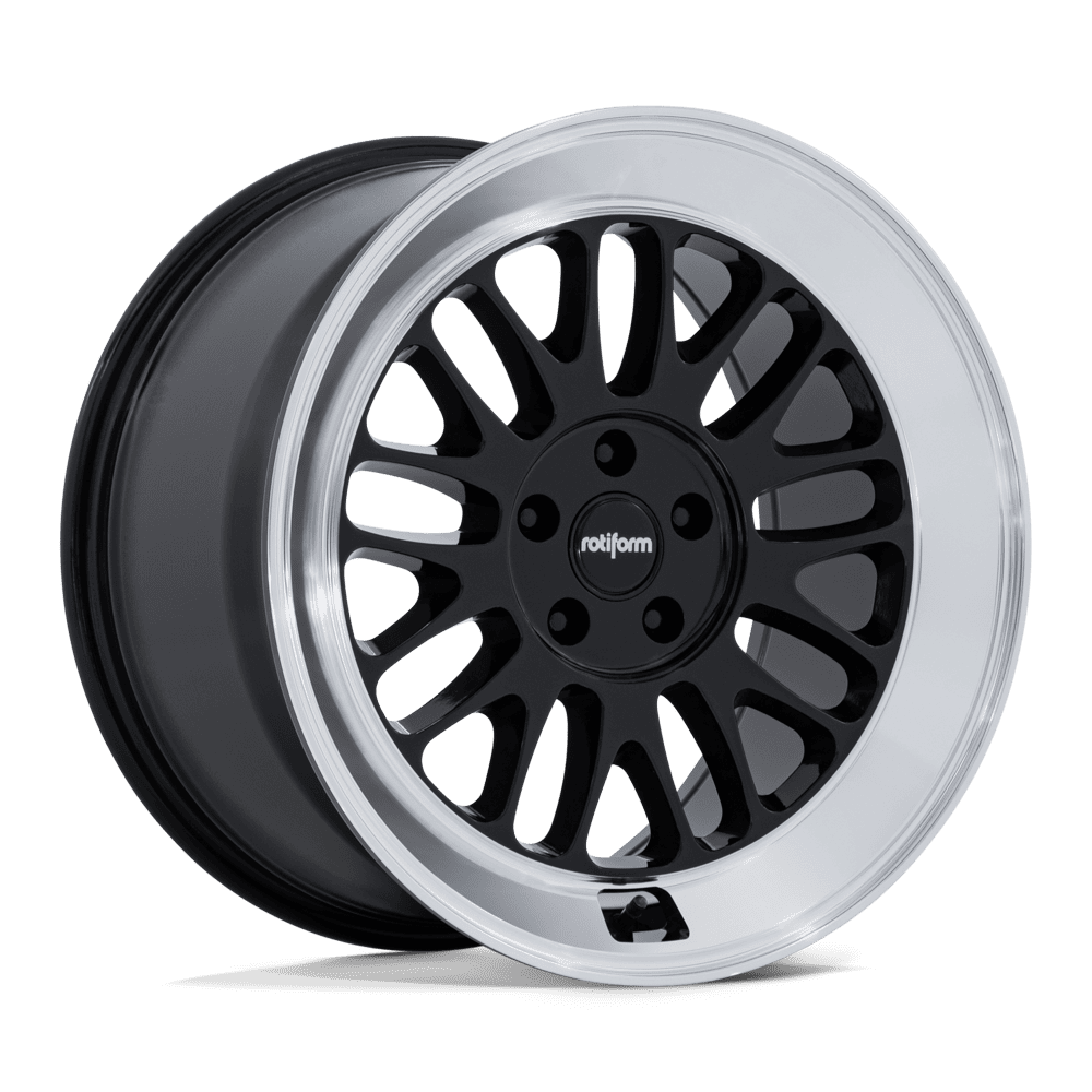 Rotiform Rc214 Scp 18X10.5 +35 Gloss Black W/ Diamond Cut Lip