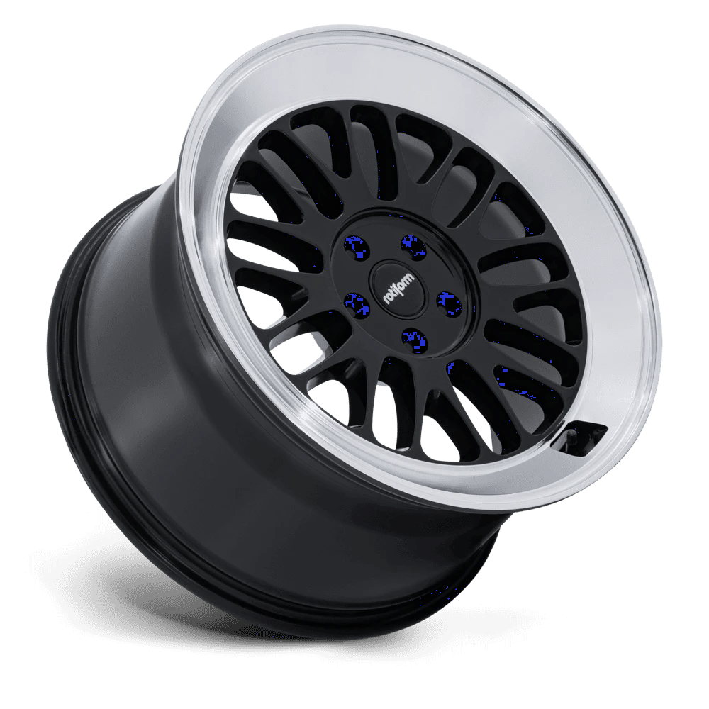 Rotiform Rc214 Scp 18X8.5 +35 Gloss Black W/ Diamond Cut Lip