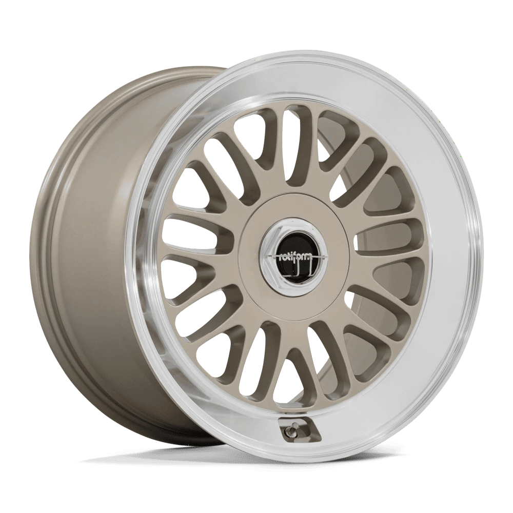 Rotiform Rc214 Scp 19X10.5 +35 Matte Gold W/ Diamond Cut Lip