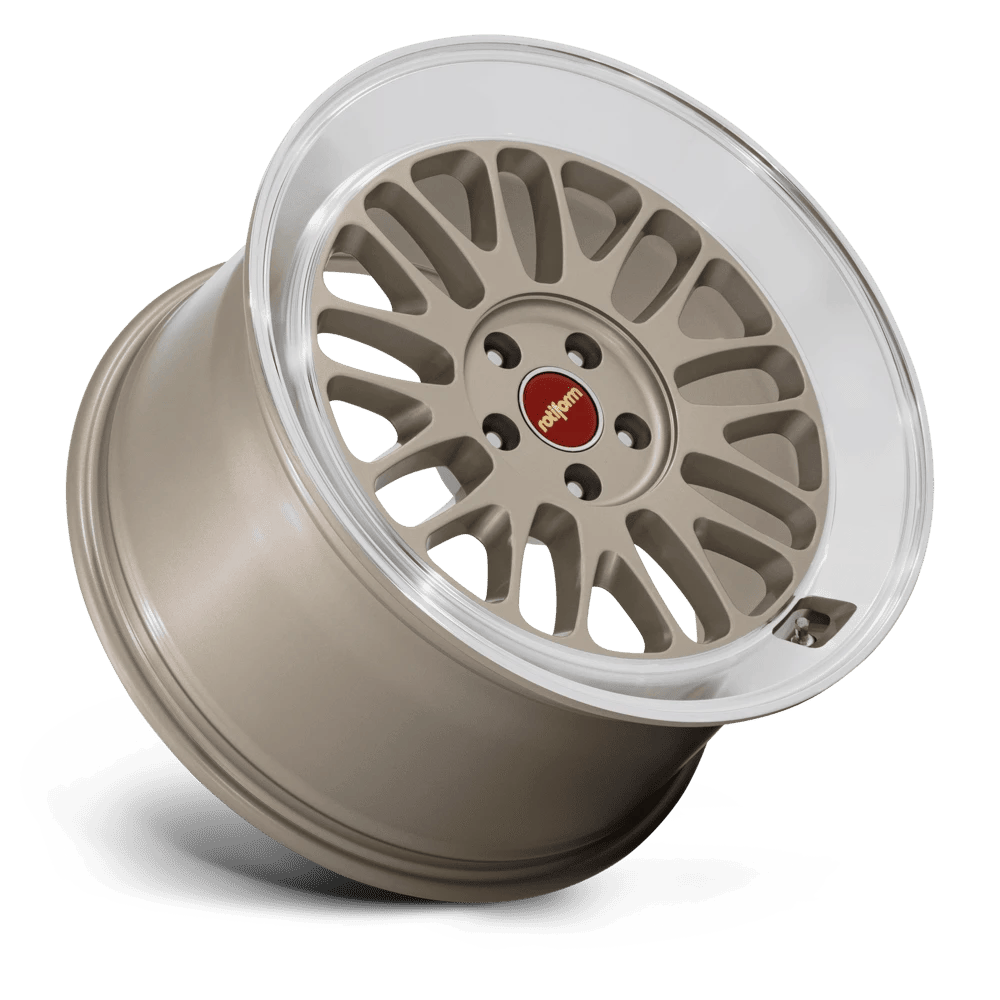 Rotiform Rc214 Scp 19X10.5 +45 Matte Gold W/ Diamond Cut Lip