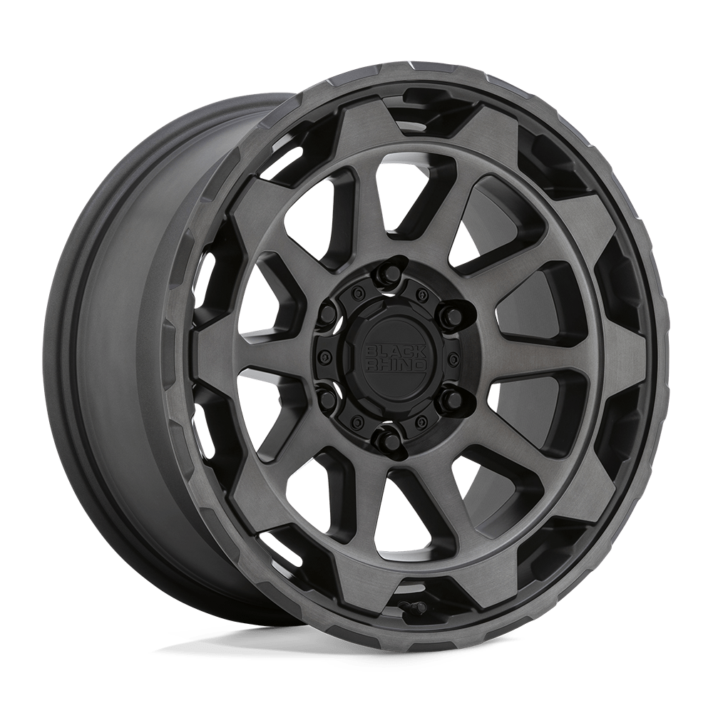 Black Rhino Hard Alloys Rotor 20X9 -18 Matte Gunmetal W/ Brushed Face