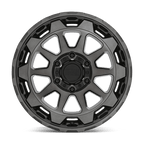Black Rhino Hard Alloys Rotor 20X9 -18 Matte Gunmetal W/ Brushed Face