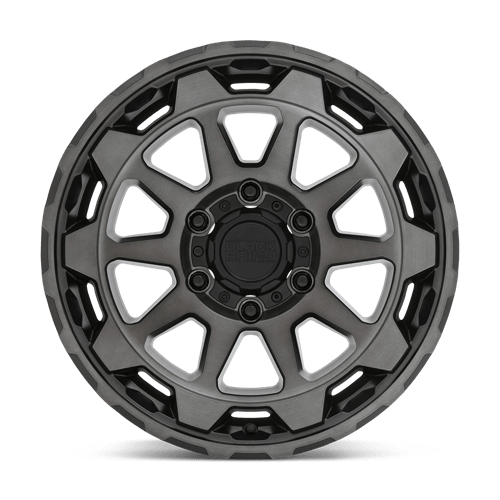 Black Rhino Hard Alloys Rotor 20X9 -18 Matte Gunmetal W/ Brushed Face