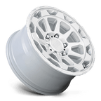 Black Rhino Hard Alloys Rotor 20X9 +2 Gloss Silver W/Mirror Cut Face