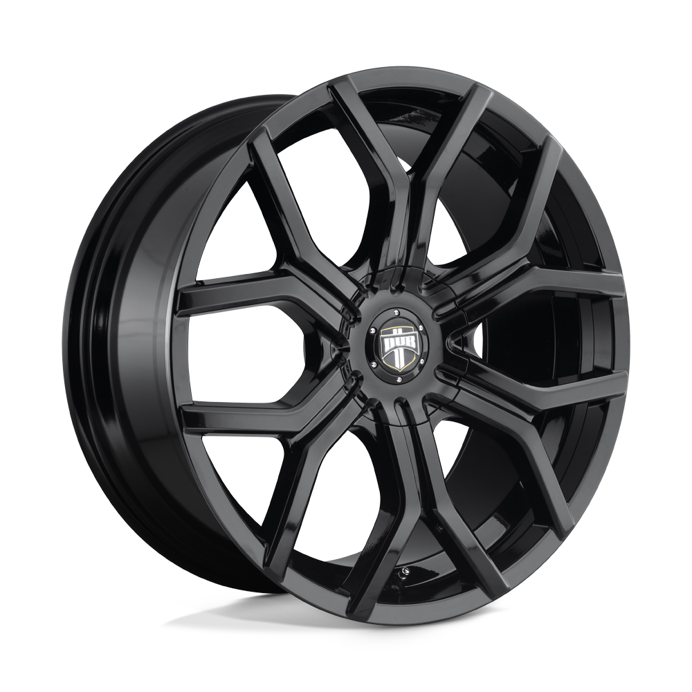 Dub 1Pc S208 Royalty 22X9.5 +30 Gloss Black