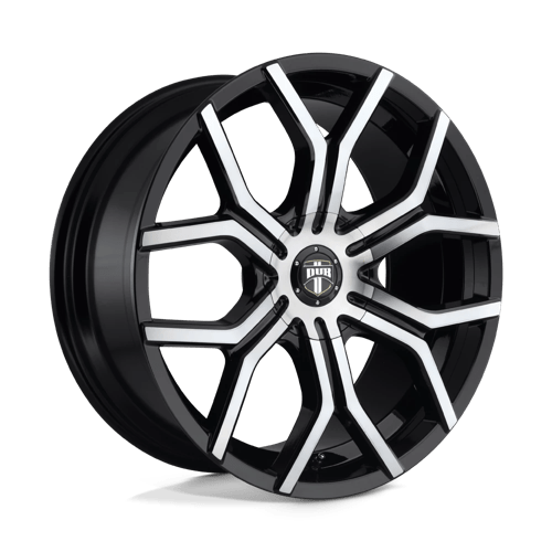 Dub 1Pc S209 Royalty 22X9.5 +30 Gloss Mach Double Dark Tint
