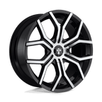 Dub 1Pc S209 Royalty 22X9.5 +30 Gloss Mach Double Dark Tint