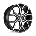 Dub 1Pc S209 Royalty 24X9.5 +30 Gloss Mach Double Dark Tint