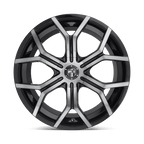 Dub 1Pc S209 Royalty 22X9.5 +35 Gloss Mach Double Dark Tint