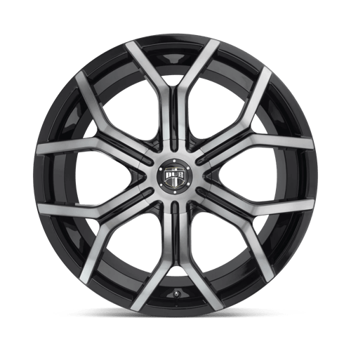 Dub 1Pc S209 Royalty 22X9.5 +30 Gloss Mach Double Dark Tint