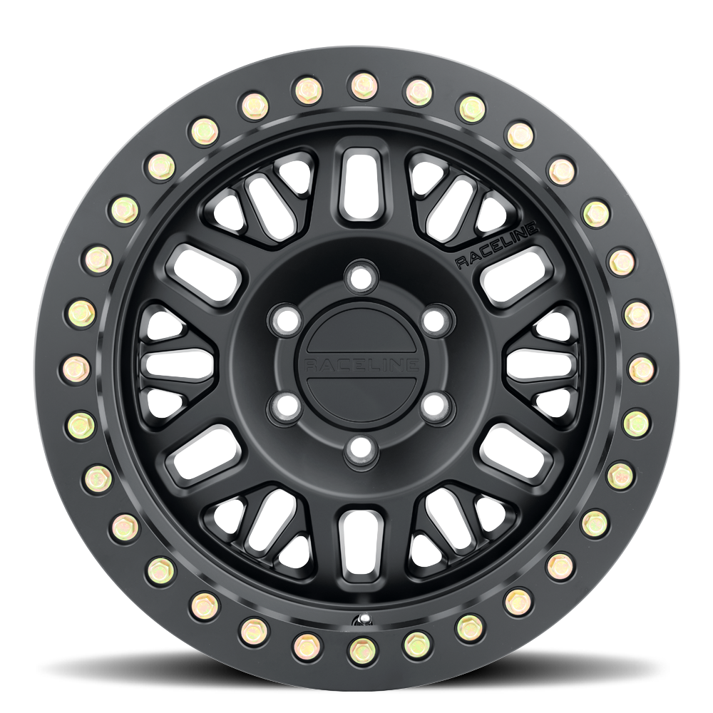 Raceline Wheels Ryno Rt 17X9 -12 Satin Black