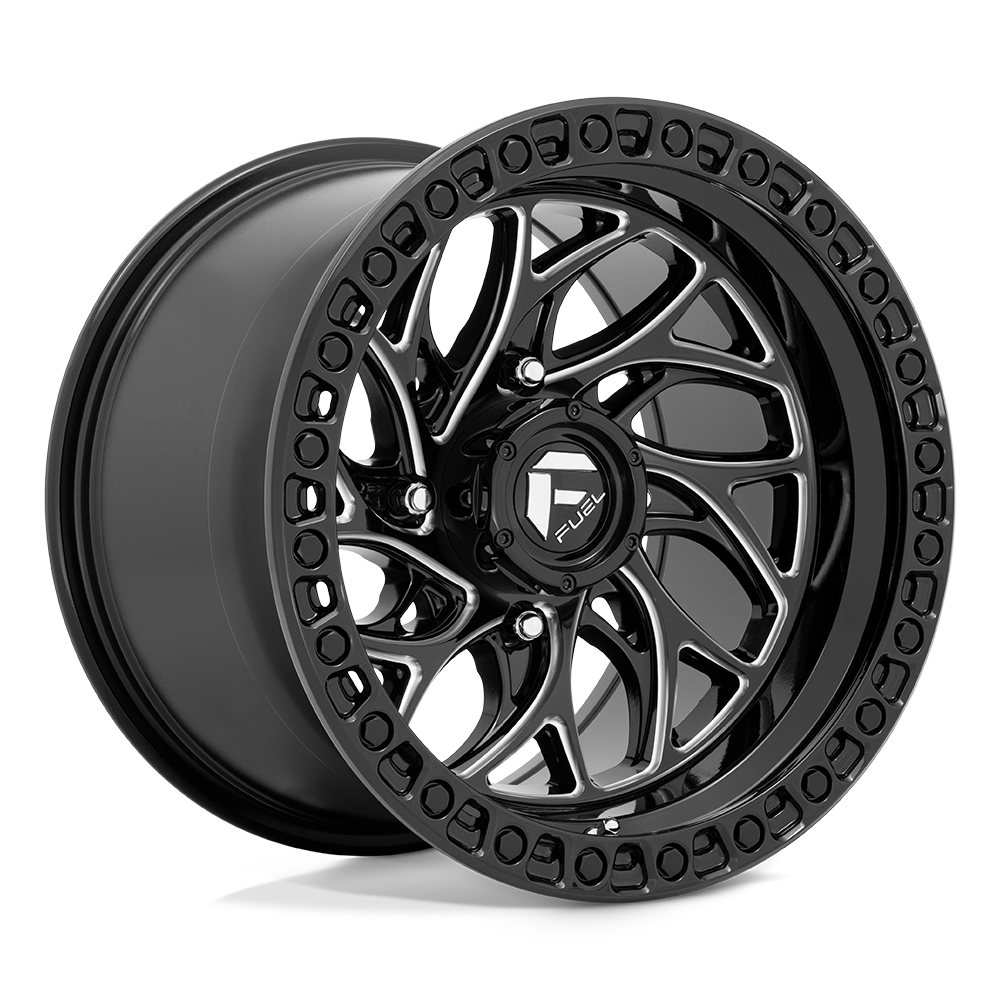 Fuel Utv D741 Runner Utv 22X7 +13 Gloss Black Milled