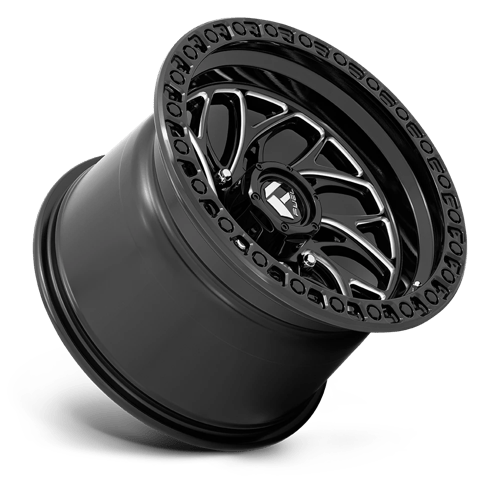 Fuel Utv D741 Runner Utv 22X7 +13 Gloss Black Milled
