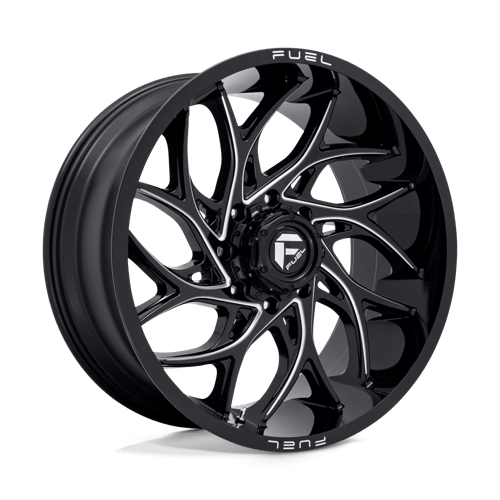 Fuel 1Pc D741 Runner 24X11 +0 Gloss Black Milled