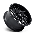 Fuel 1Pc D741 Runner 24X11 +0 Gloss Black Milled