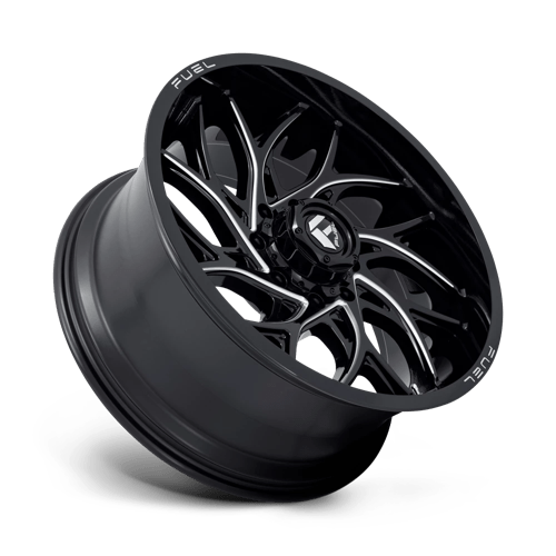 Fuel 1Pc D741 Runner 24X11 +0 Gloss Black Milled