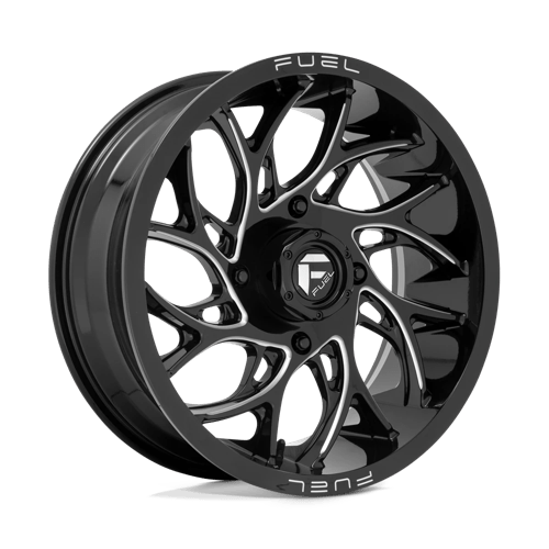 Fuel Utv D741 Runner Utv 18X7 +13 Gloss Black Milled