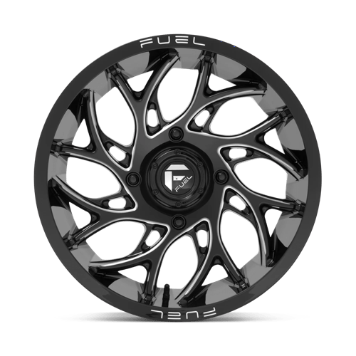 Fuel Utv D741 Runner Utv 18X7 +13 Gloss Black Milled