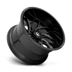 Fuel 1Pc D741 Runner 20X9 +1 Gloss Black Milled