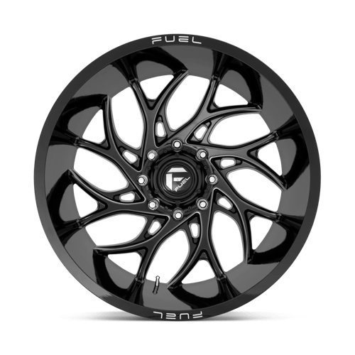Fuel 1Pc D741 Runner 22X12 -44 Gloss Black Milled