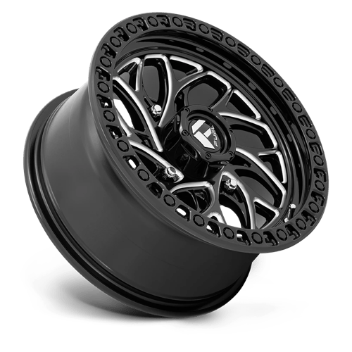 Fuel Utv D741 Runner Utv 15X7 +10 Gloss Black Milled