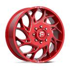 Fuel 1Pc D742 Runner 20X8.25 +105 Candy Red Milled