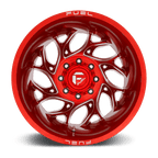 Fuel 1Pc D742 Runner 22X8.25 -202 Candy Red Milled