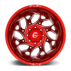 Fuel 1Pc D742 Runner 22X8.25 -246 Candy Red Milled